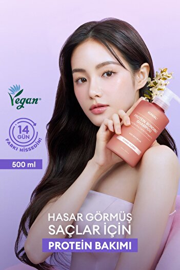 Kundal Yoğun Onarıcı ve Isı Koruyucu Bakım Şampuanı KUNDAL Protein Bonding Shampoo 500ml Ylang Ylang
