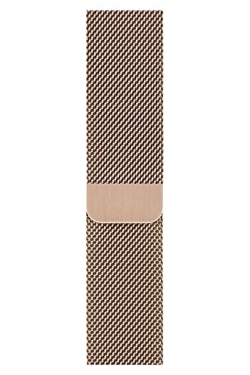 Gomax Apple Watch 1 2 3 4 5 6 7 Se Uyumlu 42 / 44 Mm Metal Milano Kordon Kayış