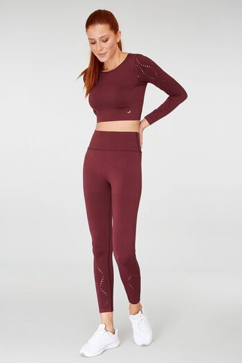 Jerf Naples Leggings Econyl Claret Red