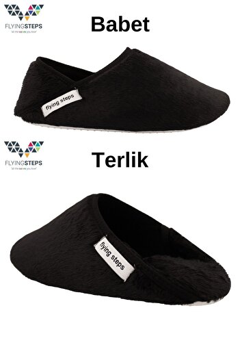 Flyingsteps Men's Bab&Sweat Non-Slip Sole Indoor Slippers Home Shoes Panduf 10018