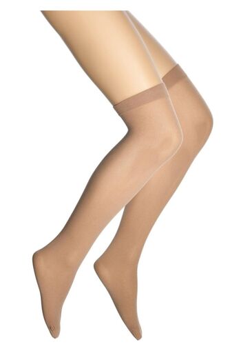 Dore Women's Bronze 70 Denier Knee High Mother Socks (green Box) 3-Piece