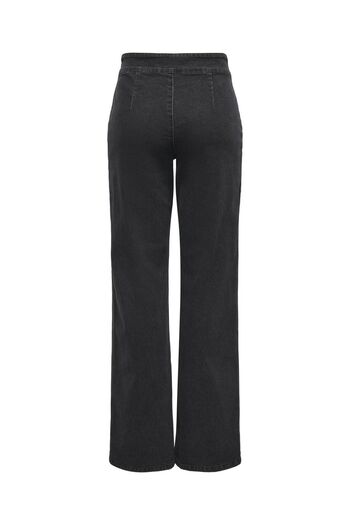 JDY Jeans mit weitem Bein JDYGEGGO Hohe Taille Weiter Beinschnitt Jeans