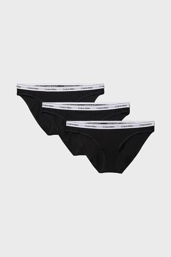 Calvin Klein Streç Pamuklu Düşük Bel 3 Pack Külot 000QD5207EUB1  KÜLOT 000QD5207E UB1
