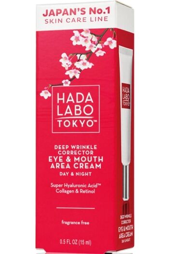 Hada Labo Tokyo Cream 15 ml - Anti-Wrinkle Eye and Mouth Contour