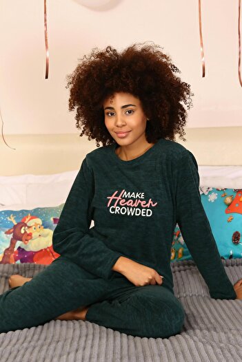 Akbeniz Welsoft Polar Kadın Pijama Takımı 8516