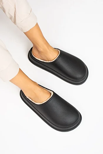 İnan Ayakkabı Women's Fluffy House Slippers