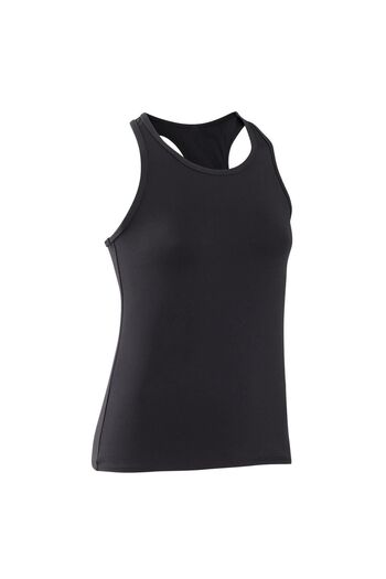 Decathlon Domyos Children's Black Sports Tank - Gymnastics