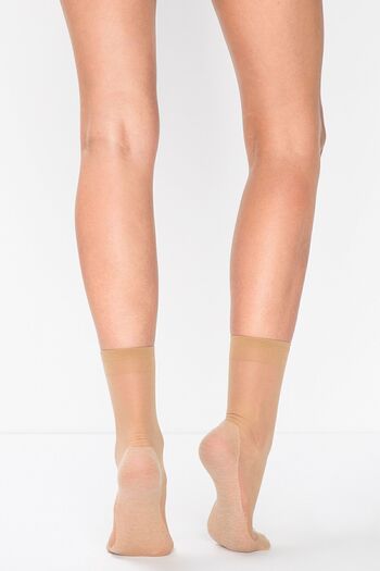 Penti Women's Ten Comfort 15 Denier Sole Semi Shiny Socket Socks Pack of 6