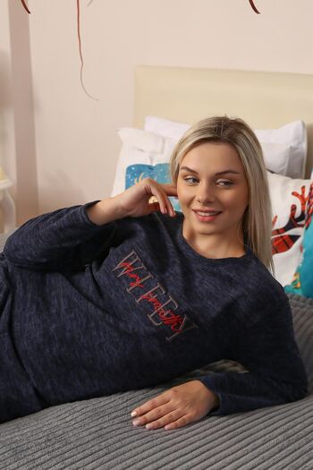Akbeniz Welsoft Polar Kadın Pijama Takımı 8517