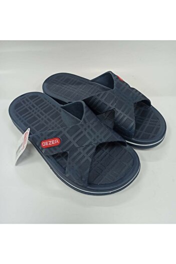 GEZER Wet Floor Men's Slippers Navy Blue