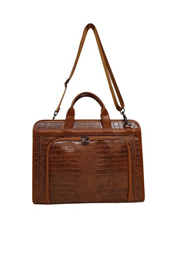 GENTE Unisex Laptop & Briefcase Tan Gn071603kr
