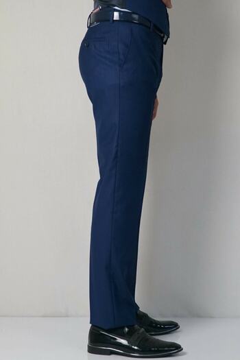 Bomonti Top Quality Classic Cut Oversize Polyviscon Fabric Trousers