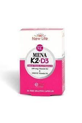 New Life Mena K2+d3 30 Capsules