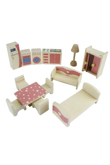 Toysilla Çg70 Ahşap Boyalı Çocuk Oyun Seti