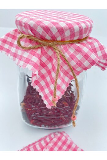 White Alamode Pink Jar Lid Cover 10pcs