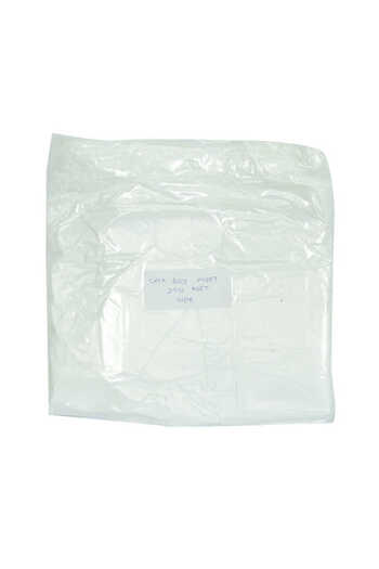 kapsulavm Economical Medium Size Athlete Slush Bag 43X25 Cm Thin White 250 Pieces 1 Pack