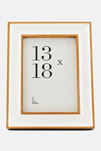 Muy Mucho Wooden Photo Frame 13 x 18, Tan