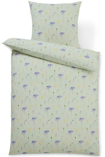 Tchibo Premium Cotton Duvet Set 135 x 200 cm, Mint Combo