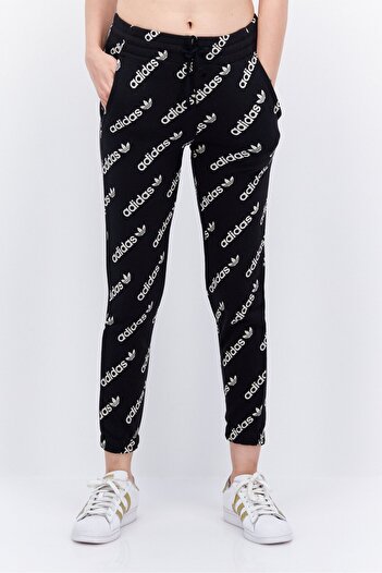 Adidas Originals Women Sportswear Fit Brand Logo Training Pants, Black