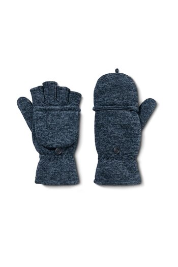 Tchibo Kids Boy Fold-Over Mittens Gloves, Blue
