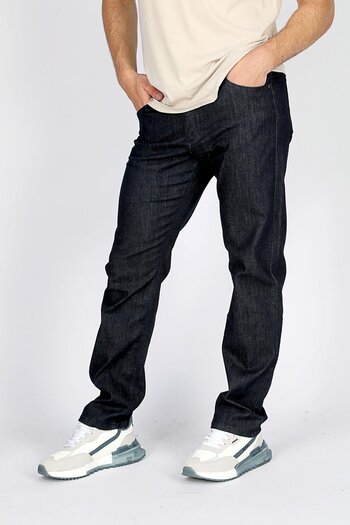 Lee Cooper Rico Yüksek Bel Düz Kesim Düz Paça Siyah Erkek Jean Pantolon