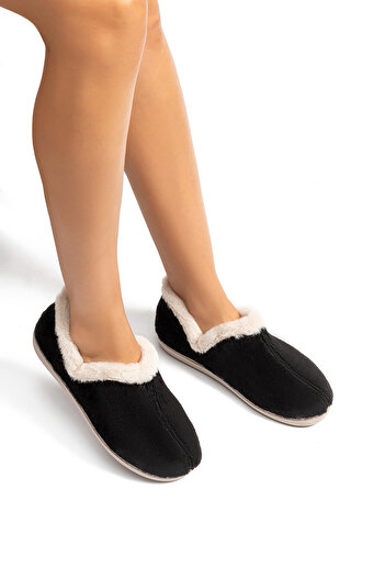 Twigy İmelda Black Women's Home Shoes - 36/41