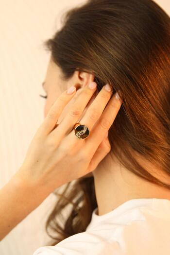 Modex Gold Color Parrot Figure Ring (Adjustable)