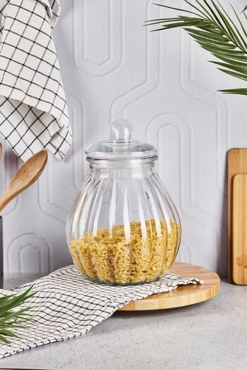 Perotti Home Primo 3.6 Lt Glass Food Jar