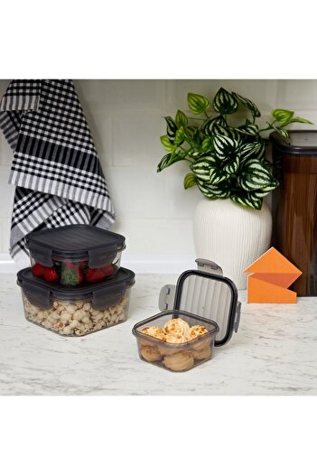 Qlüx Qlux Quick 3-Piece Leak Proof Storage Container Set