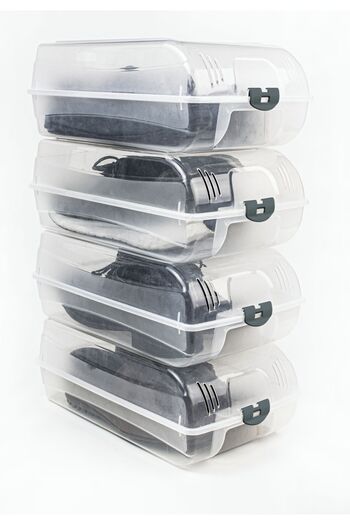 Dükkanönü 5 Pieces of Transparent Shoe Storage and Protection Box G423