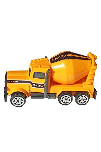 Meva Market Metal İş Makinaları 6 Lı Oyuncak İş Makinaları Seti