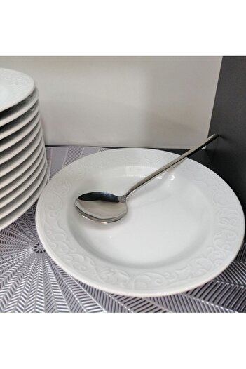 Güral GÜRAL PORCELAIN BHD19CK 19 CM DECK PLATE (12 PIECES) SPIM
