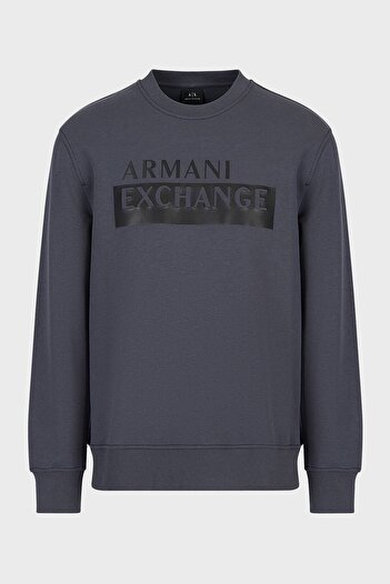 Armani Exchange Logolu Regular Fit Bisiklet Yaka Pamuklu Sweat Erkek Sweat 6lzmbe Zjcaz 1978