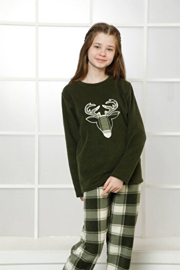 Akbeniz Welsoft Polar Çocuk Pijama Takımı 4633