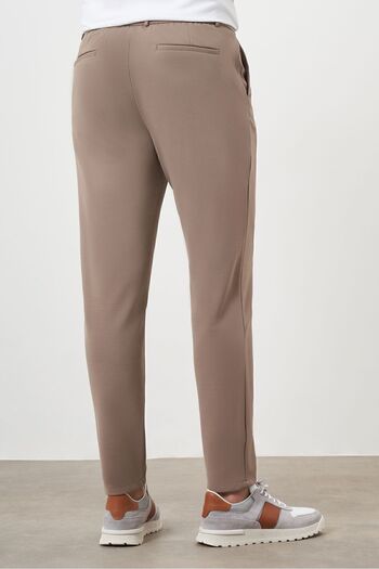 Morven Men's Light Brown Slim Fit Jogger Pants