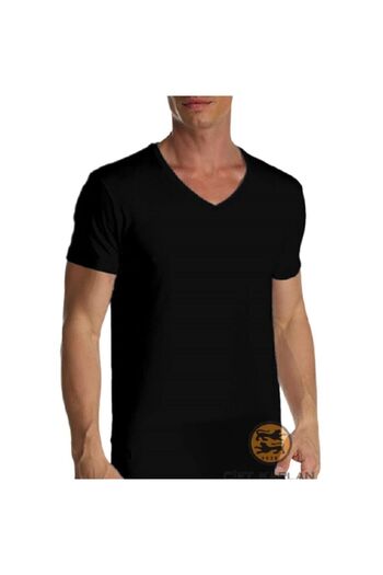 Çift Kaplan Men's V-Neck T-shirt 3 pcs