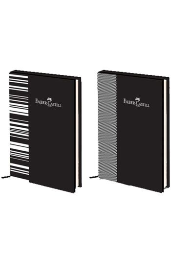 Faber Castell A5 120 Sheets Lined Hard Cover Notebook - Stripe