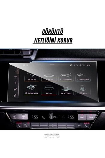 UniqAnatolia For Audi A3 2021 2022 2023 10.1 Inch Navigation & Multimedia Nano Screen Protector