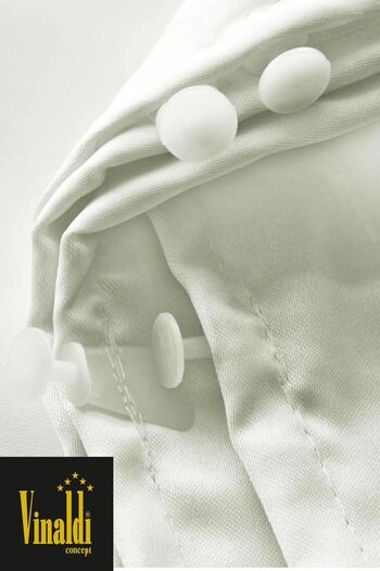 Vinaldi Rüyaper Satin Sunshade - Thick Textured and Graphized Curtain Suitable for All Tulle