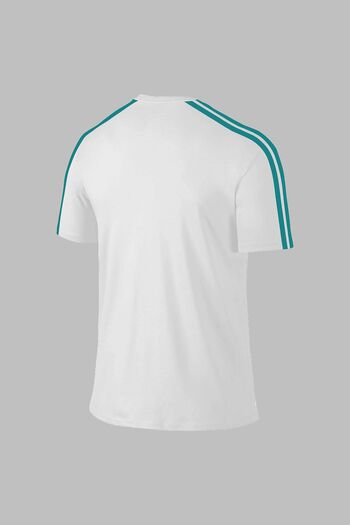 POSEIDON STORM Men's White Dri-Fit T-Shirt - Plus Size, Unprinted, Comfortable (4XL- 10XL)