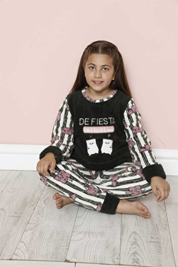 Akbeniz Welsoft Polar Çocuk Pijama Takımı 20243y