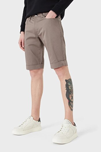Emporio Armani Βαμβακερή τσέπη Regular Fit Short Ανδρικό Σορτς 8n1pa6 1nj7z 0144