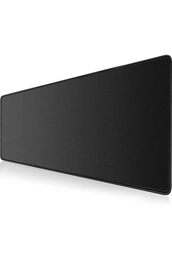 İstaTek 90x40 3 mm Επίπεδο Μαύρο Ποντίκι Gaming - Ραμμένο XXL