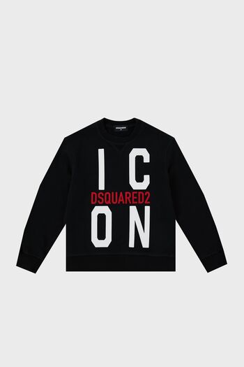 DSquared2 Crew Neck Cotton Kids Sweat - DQ0245 D002Y