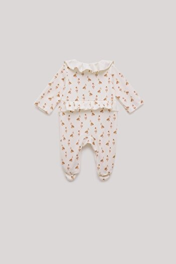 Layette Bg Store Baby Girl Print Romper