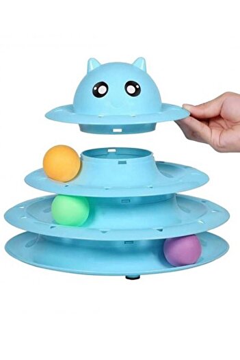 Bundera 3 Layer Cat Toy with Hood