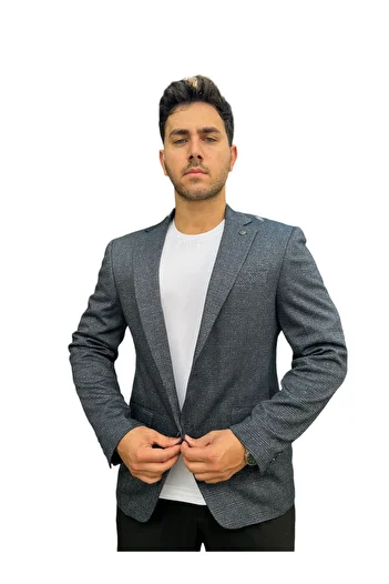 Luisero Ανδρικό ριγέ αθλητικό μπουφάν Blazer - 1474