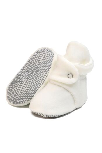 Ella Bonna Organic Cotton Baby Booties Anti-Slip Sole Cotton Newborn Slippers Home Nursery Shoes