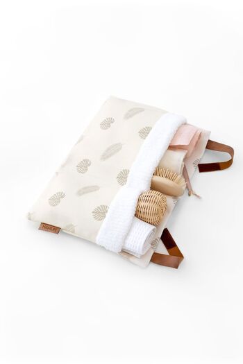 HAMUR Practical Hanging Organizer Baby Stroller Crib Edge Fluffy Organizer Melis