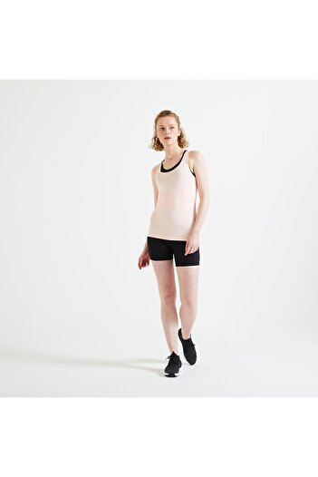 Decathlon Kadın Siyah Skinny Spor Şort (BİKER TAYT) 100 - Fitness Kardiyo